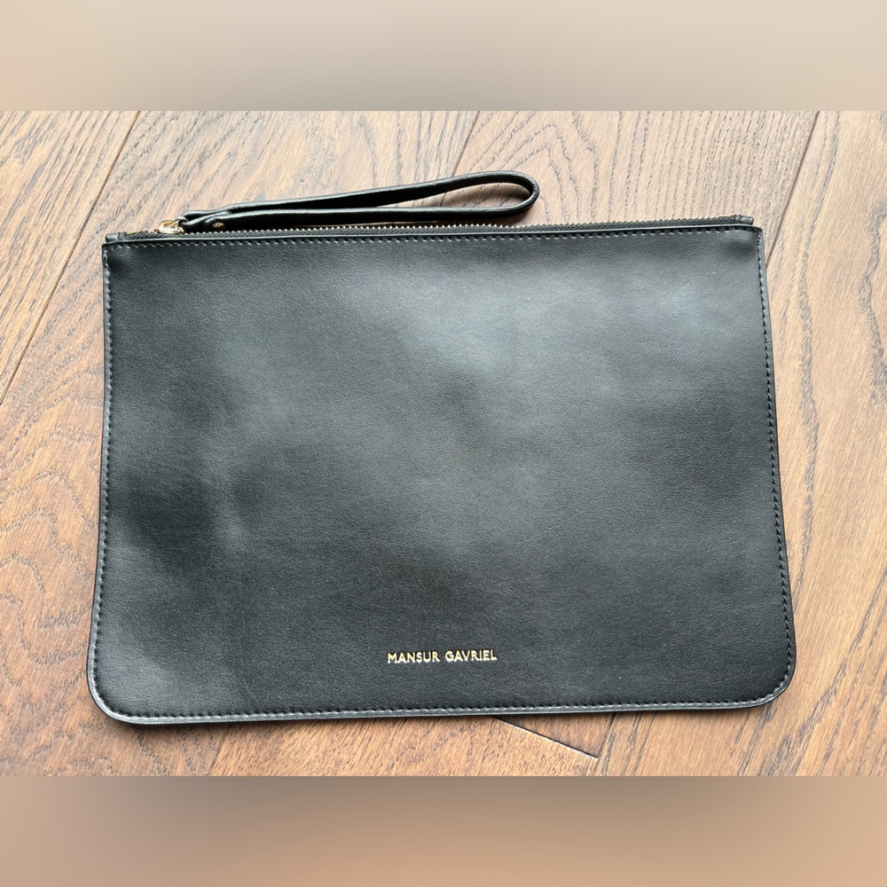 Mansur Gavriel envelope clutch (black)